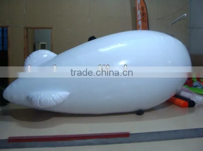 White Helium PVC Plane For Event Decoration