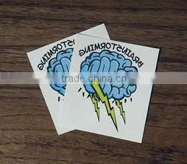 brain shape body tatoo stickers