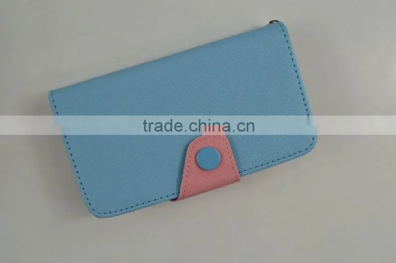 Colorful Cute Style PU Leather Cases for Huawei with Card slots and support