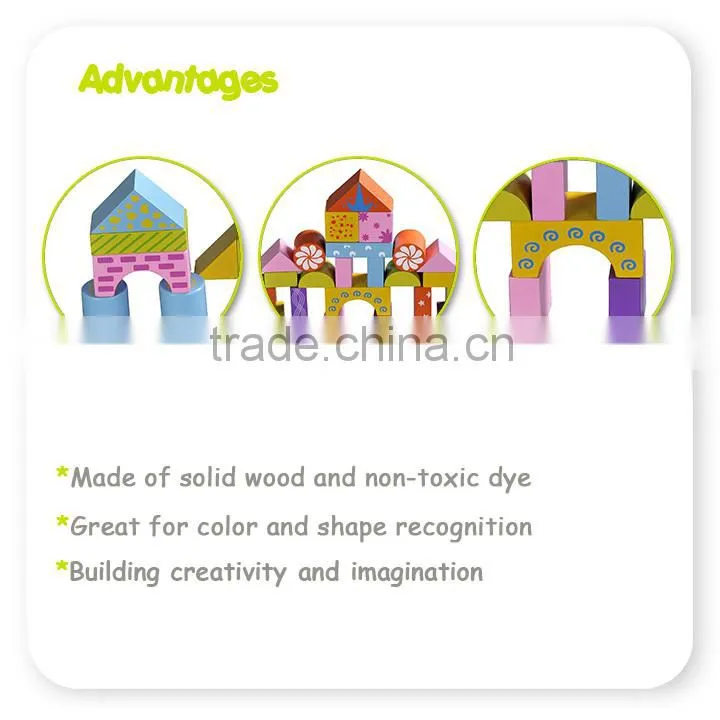 Round Wood Blocks for Boy