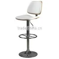 New Red & Black Fashion PU Leather Upholstery Swivel Bar Stools with Backrest
