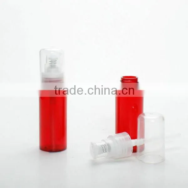 Treatment pump PET Bottle 30ml Red Clear