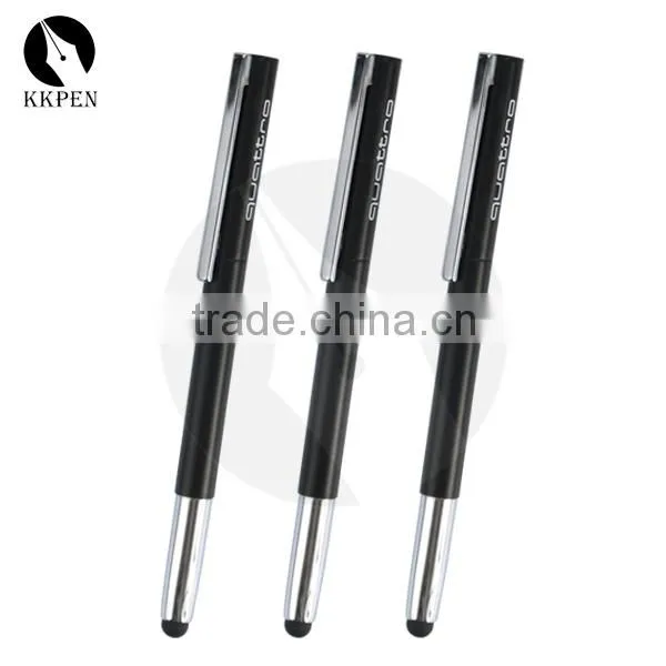 KKPEN Popular 2 in 1 metal ball point pens have stylus pen tip