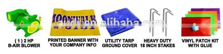 Hot selling blue and yellow inflatable pool