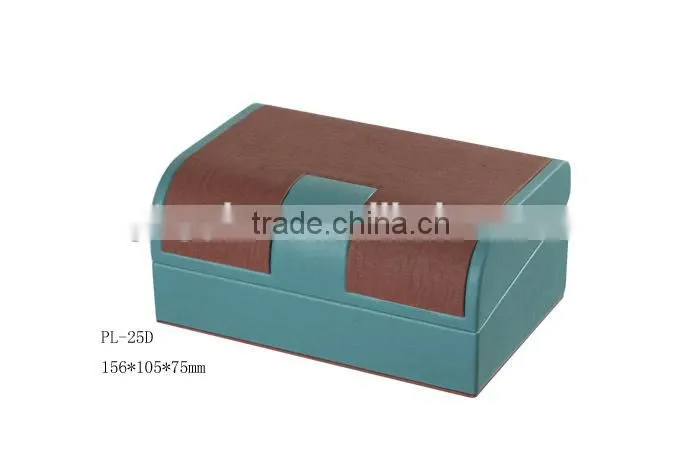 New Arrival Black Leather Jewelry Box