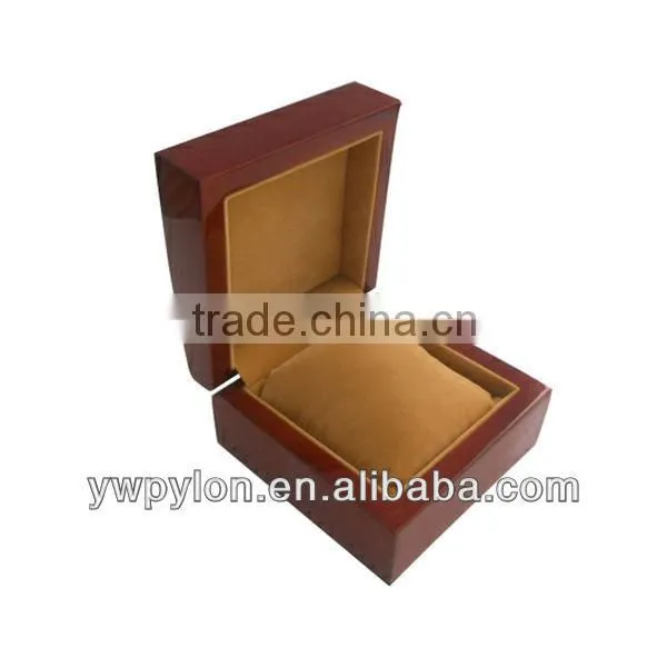 red polishing watch box