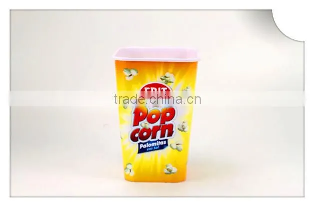 plastic popcorn bucket