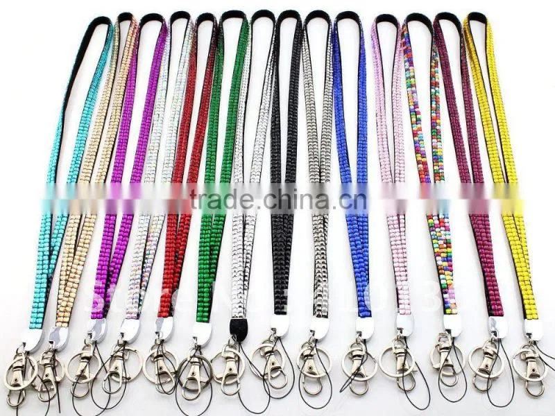 NEW product Rhinestone Bling Crystal Wristlet keychain and Lanyard