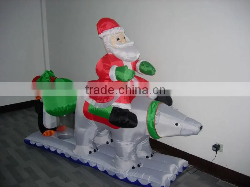 Inflatable bear decoration