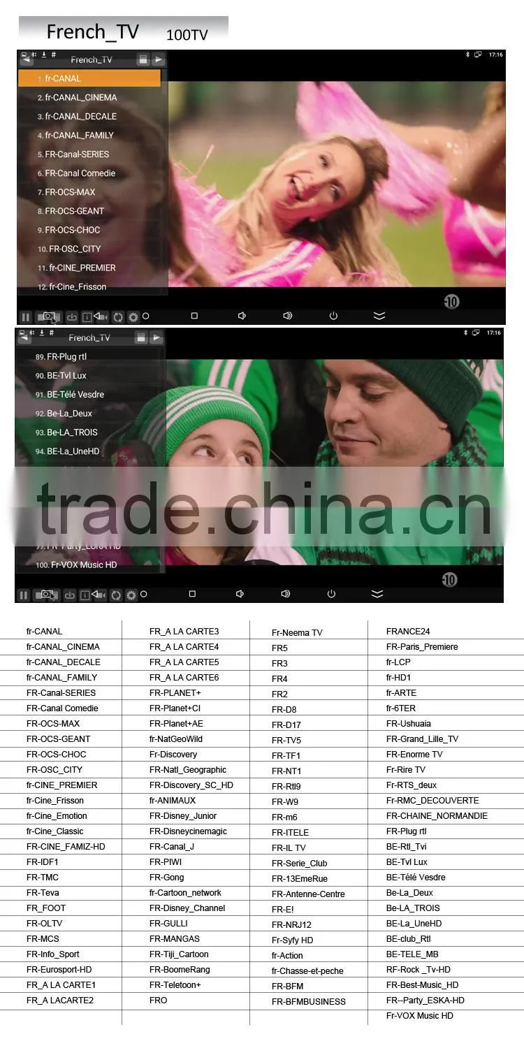 Adult tv channels android 4 4k2k output android iptv set top box