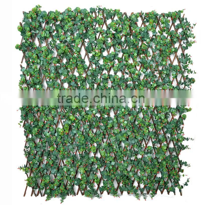 Willow fence with PE material artificial grass