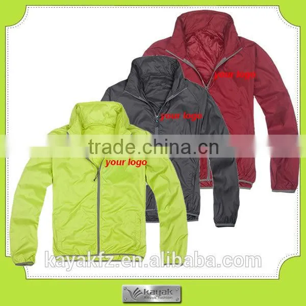 red custom fashion wholesale windbreaker jacket