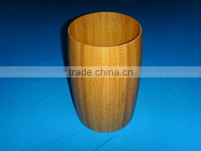 Bamboo bathroom accessories