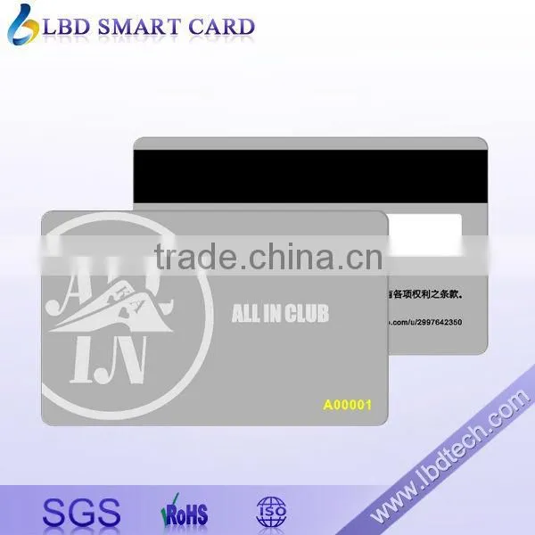 Low MOQs Laser Code EM4200 Scartch PVC Chip Cards