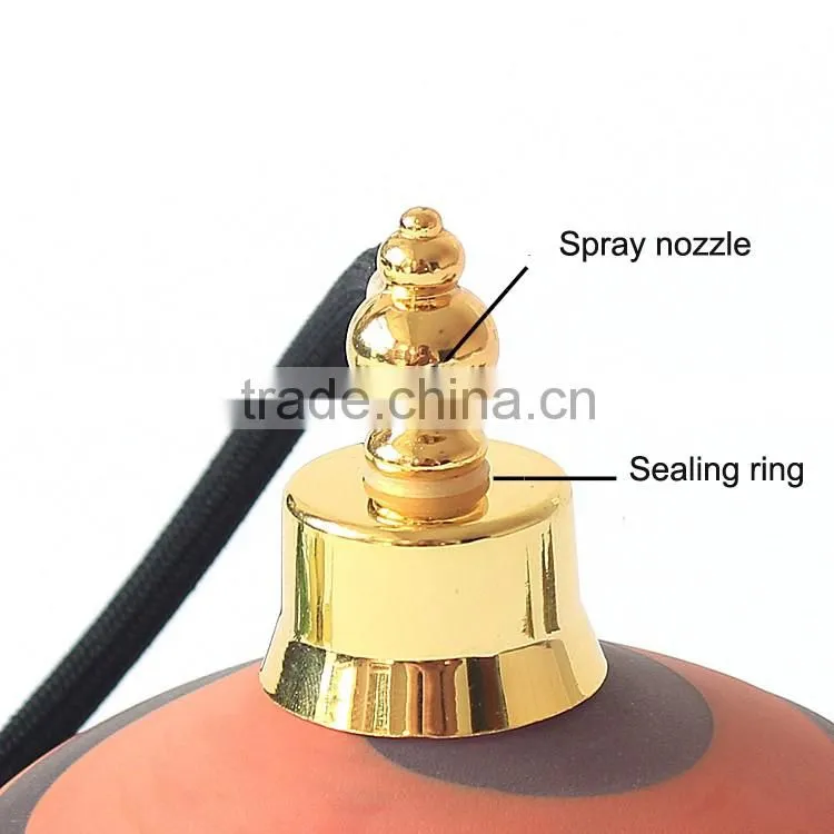 OUBOAO Wholesale High-end Fashion Orange Gasbag Spray Pump Glass Perfume Bottle