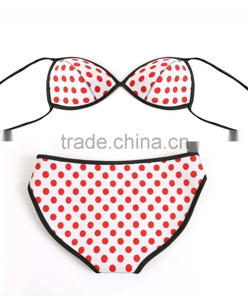 Waterproof micro bikini for women Fashion wholesale sex reversible Neoprene bikini bodychain