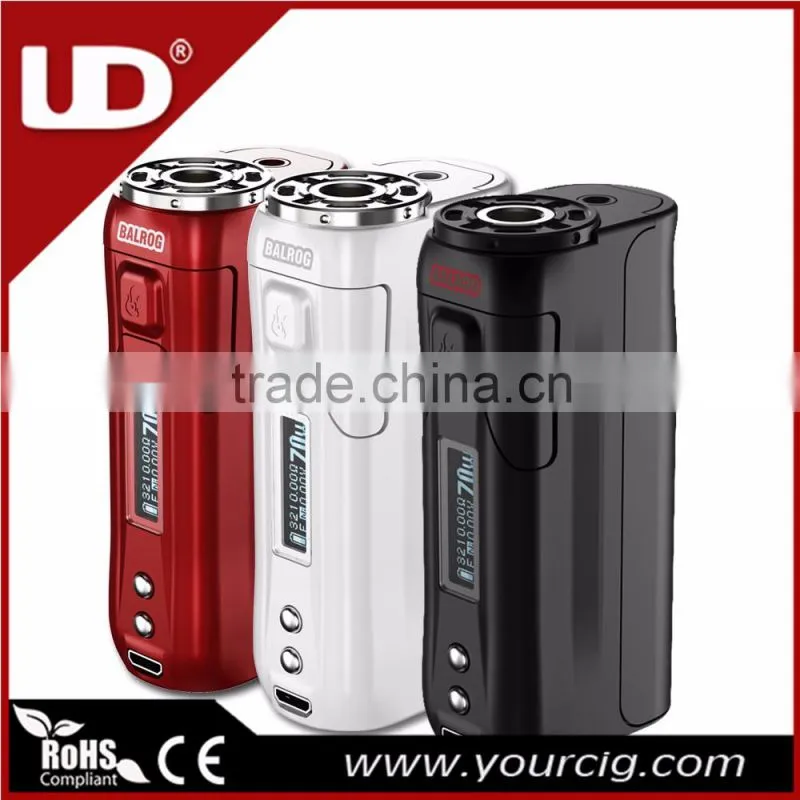 Good quality UD 70w 18650 Battery Balrog best vaping mod