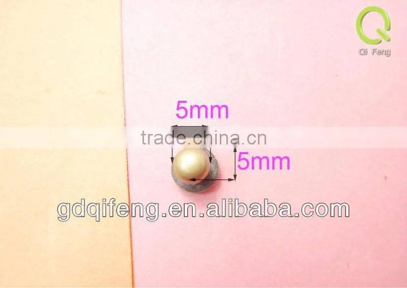 wheel for suitcase new design Decoration Handbag brass stud button 5mm