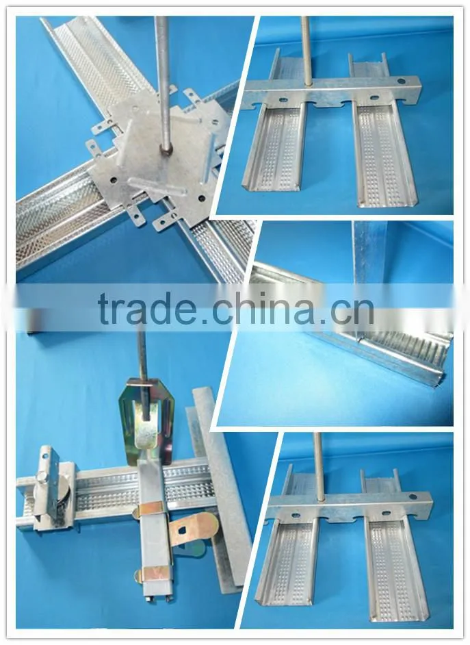 standard Plain/ flat Ceiling t grid / tee bars/t bar for false ceiling