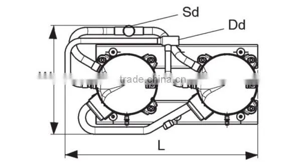 Copeland Tandem Compressor ZRT288KCE-TFD