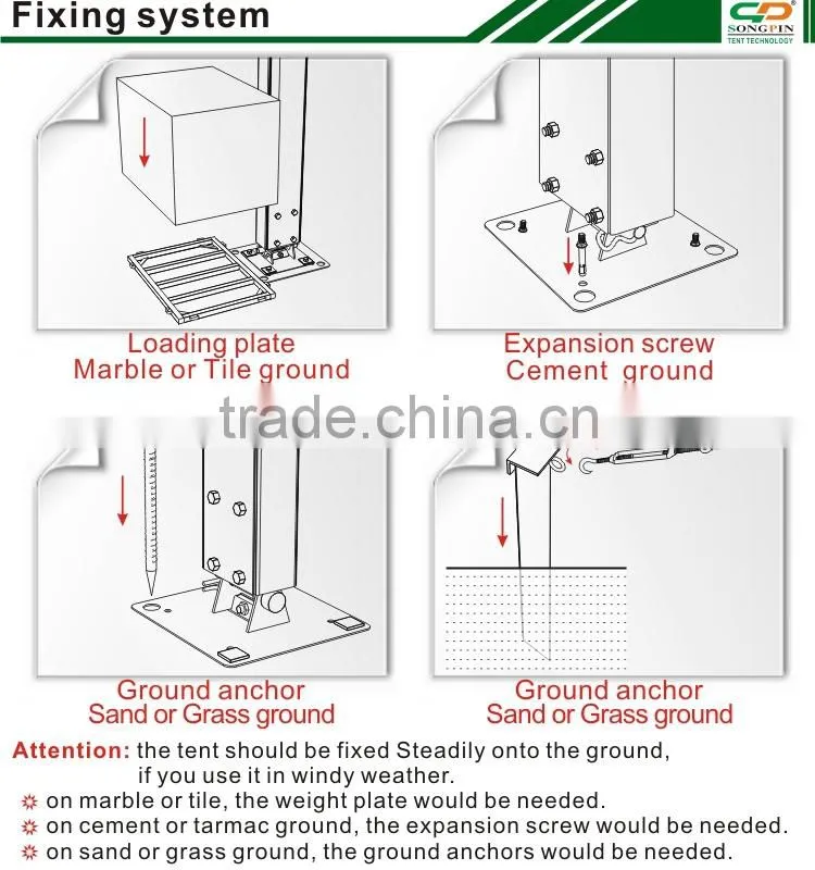 Aluminum frame Clear Span Curve Sport Event tent 30x30m Tent Factory