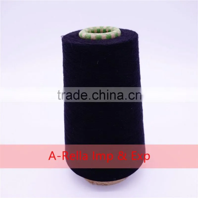 polyester yarn 30s/1 in cone knitting yarn socks knitted yarn waxed