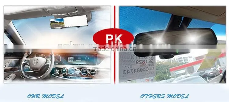 Car Quad Core 5" Android 4.0 Car DVR Dash Cam GPS WiFi Rearview Mirror Monitor+CAM CameraRecorder