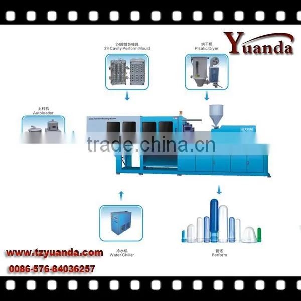 16cavity PET preform injection molding machine
