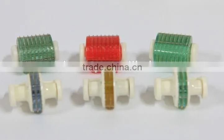 painless Derma roller/ 200 needles derma roller with replacable head for skin cure