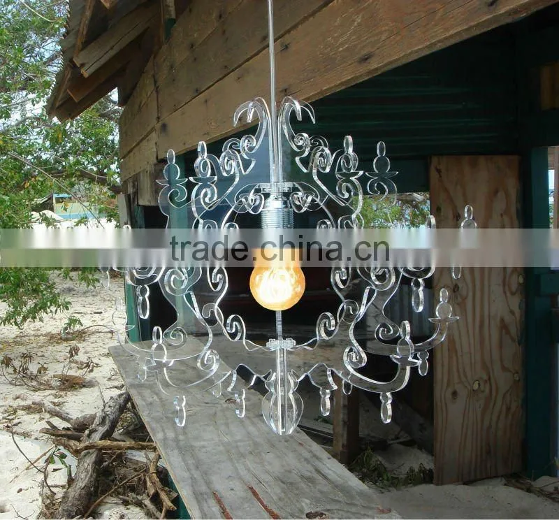 acrylic chandelier parts