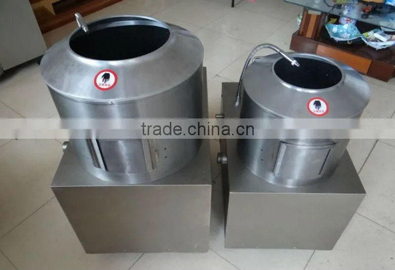 potato washing and peeling machine/industrial potato peeling machine