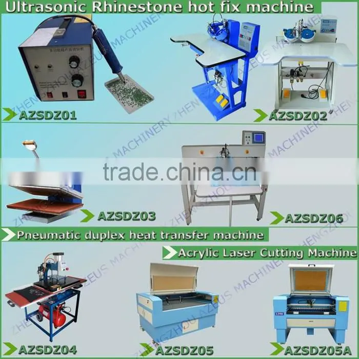 One welding head two rhinestones disc stone fixing machine