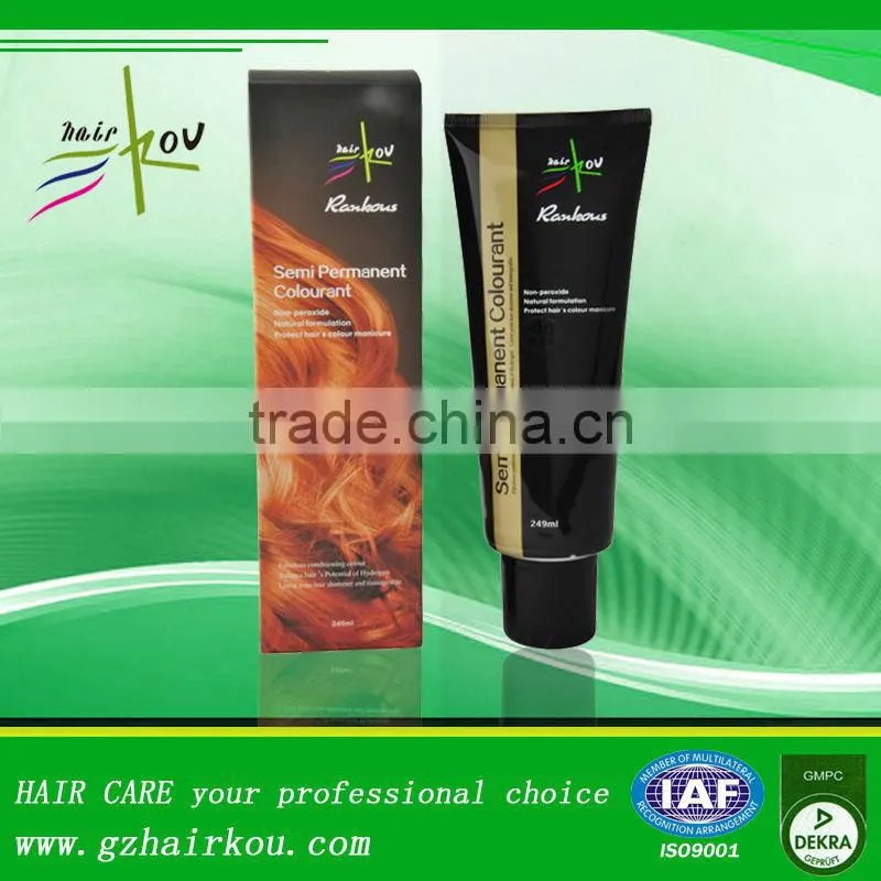 facotory price & new design & instant semi permanent hair colour cream hair dye