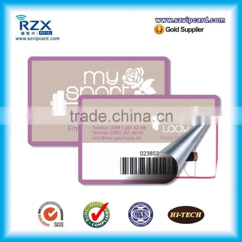 ISO14443A HF 13.56MHZ chip Smart rfid card for high security