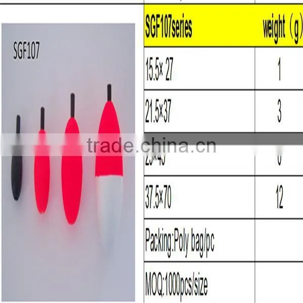 Fishing tackles plastic fishing float fishing accessories fishing equipments