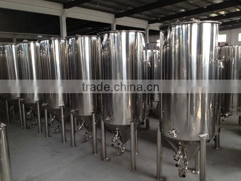 Stainless steel bright beer tank with insulation