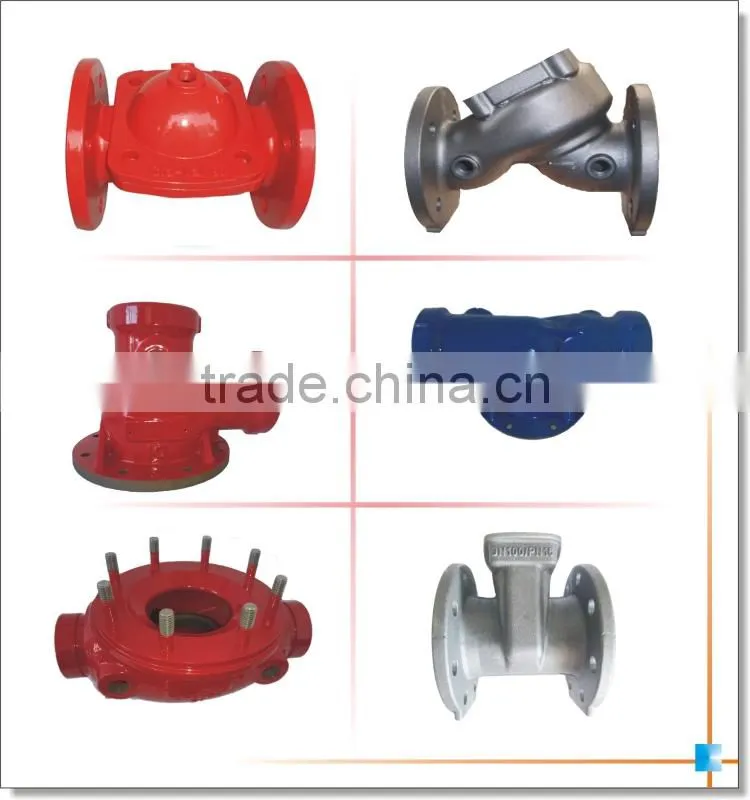 Factory manufacturing ductile iron casting/stainless steel casting butterfly valve spare parts