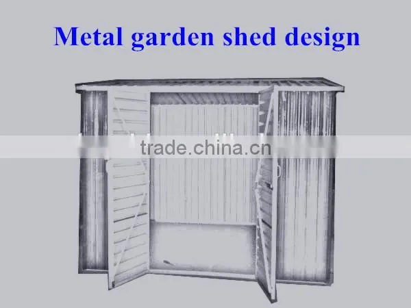 steel structure garden shed/garden cabins