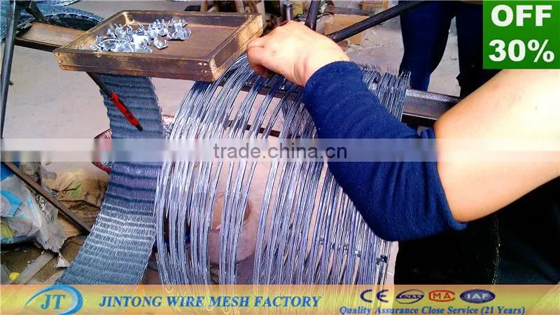 hot-dipped galvanized razor wire buy from anping