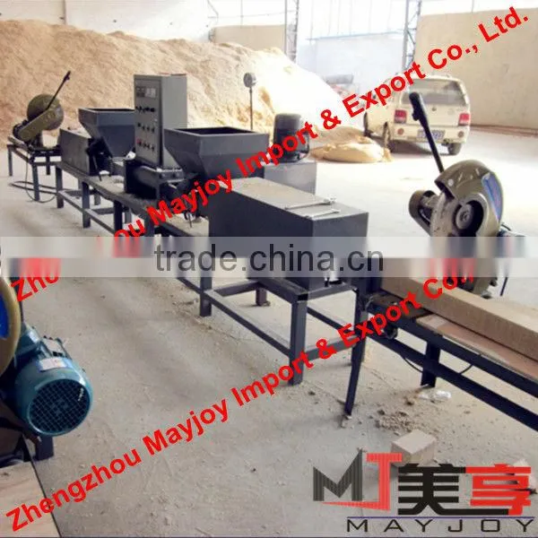 High quality low price good performance Single head wood sawdust block making machine/wood shaving block pressing machine