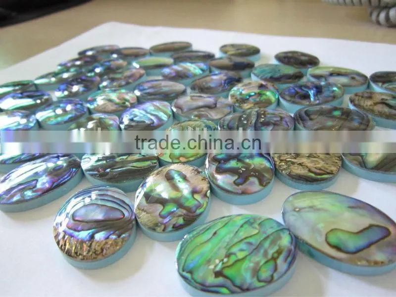 oval shaped abalone cabochon