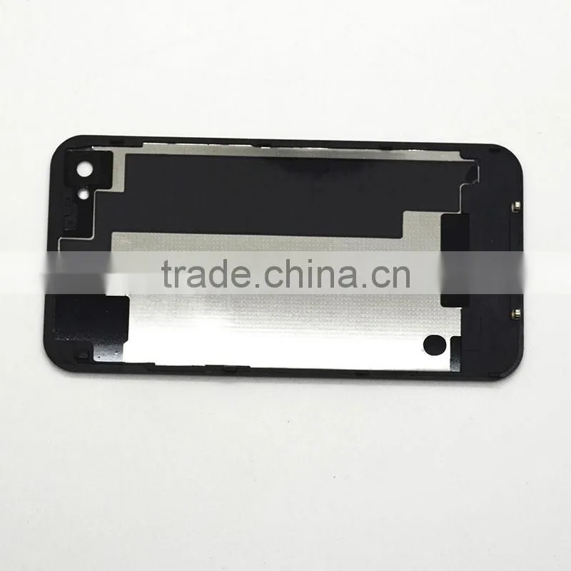 Tempered glass Back cover for iphone 4s replacement back cover housing White