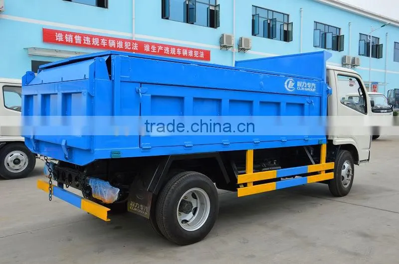 DFAC mini sealed garbage collection truck from original factory