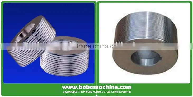 Automatic thread rolling machine for steel tube screw