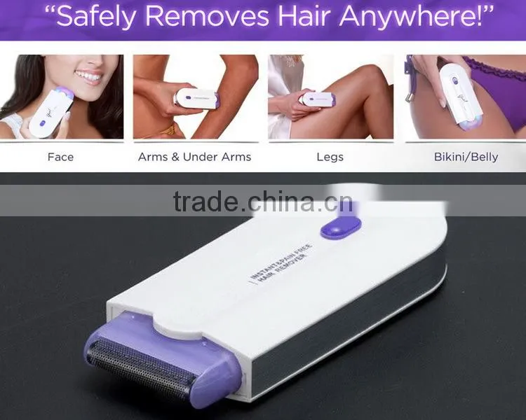 Instant Pain Free Hair Remover with Sensa-Light Technology