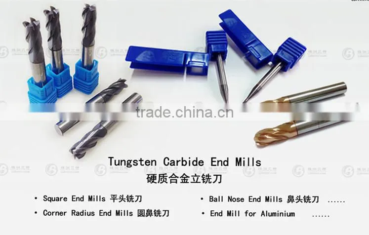 Premium Quality Tungsten Carbide Cutting Tools solid carbide mnilling cutter
