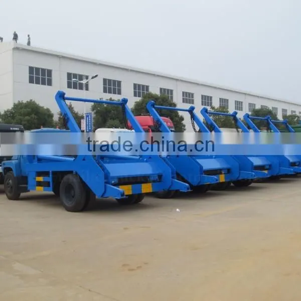 140hp DONGFENG 4*2 Swing Arm Garbage Truck 6 m3