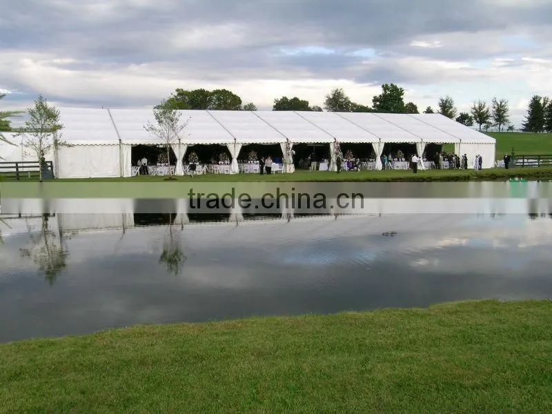 Beautiful fancy party tent large wedding marquee tent event tent with curtain and lights for sale
