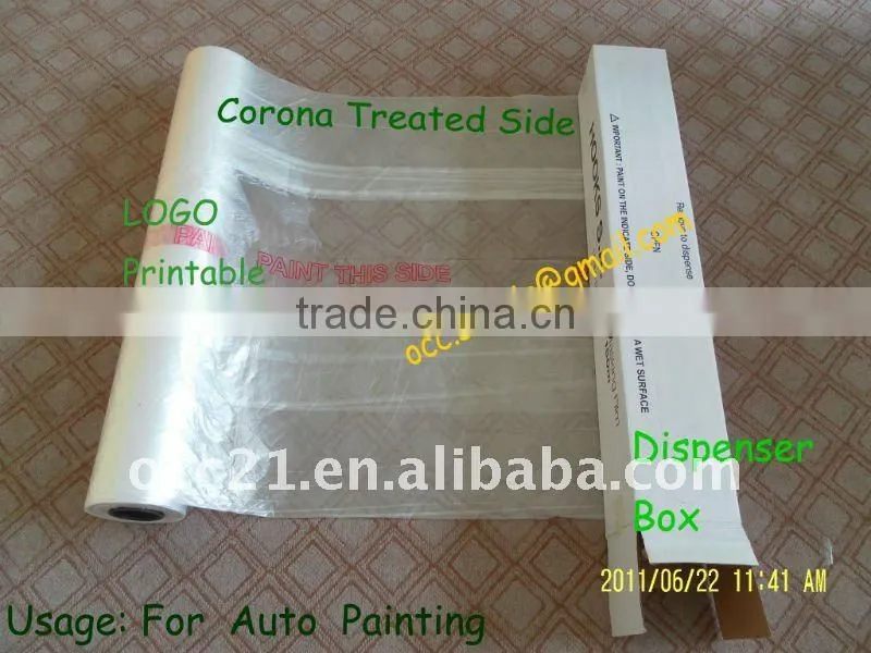 overspray masking film for auto painting