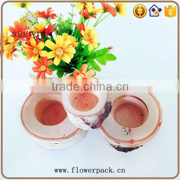 Natural birch candle holder romantic will choose